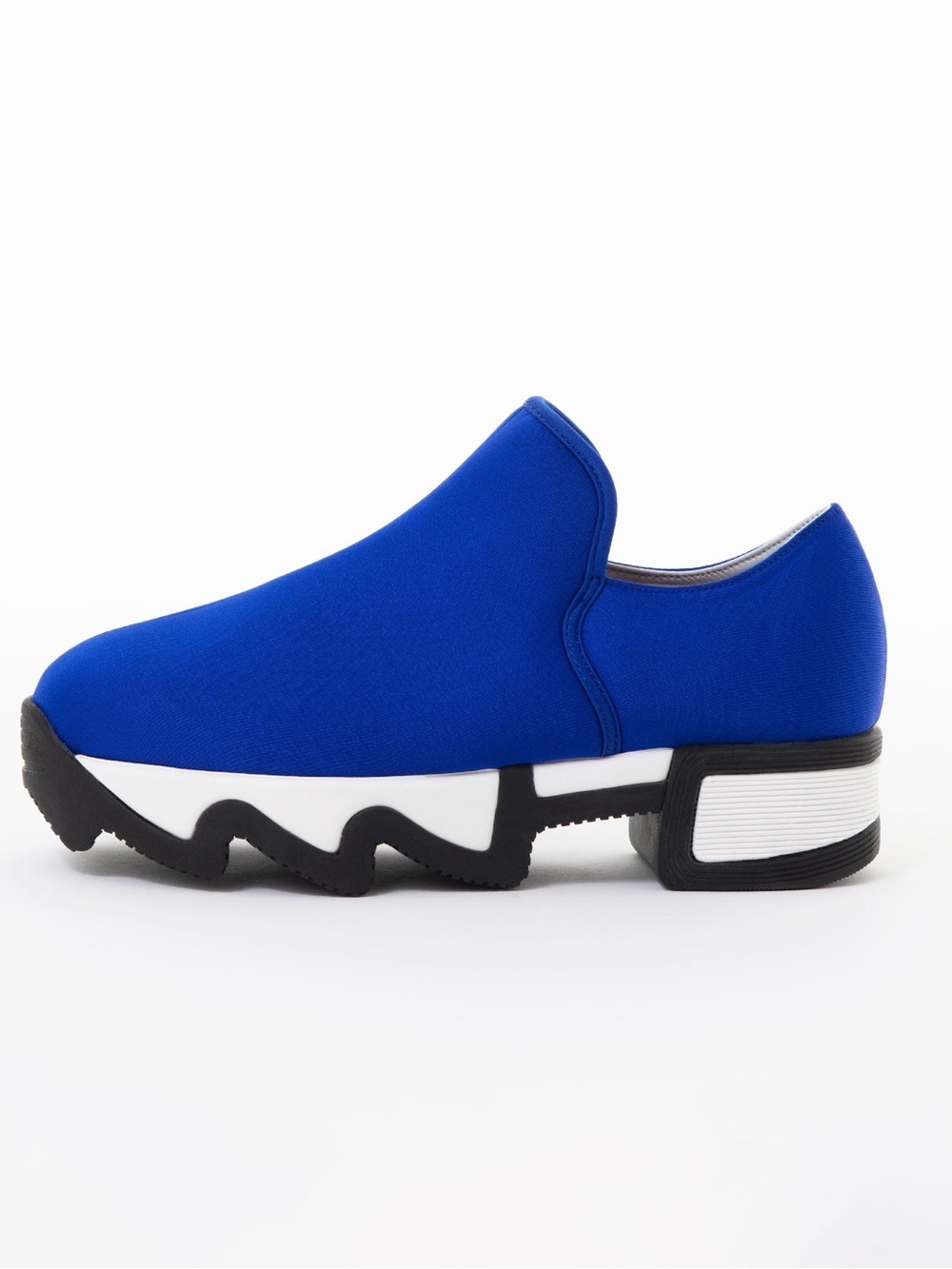 iRi NYC WES I Blue Low Top Neoprene Sneaker NWOB Sz 6.5 US - Picture 4 of 16
